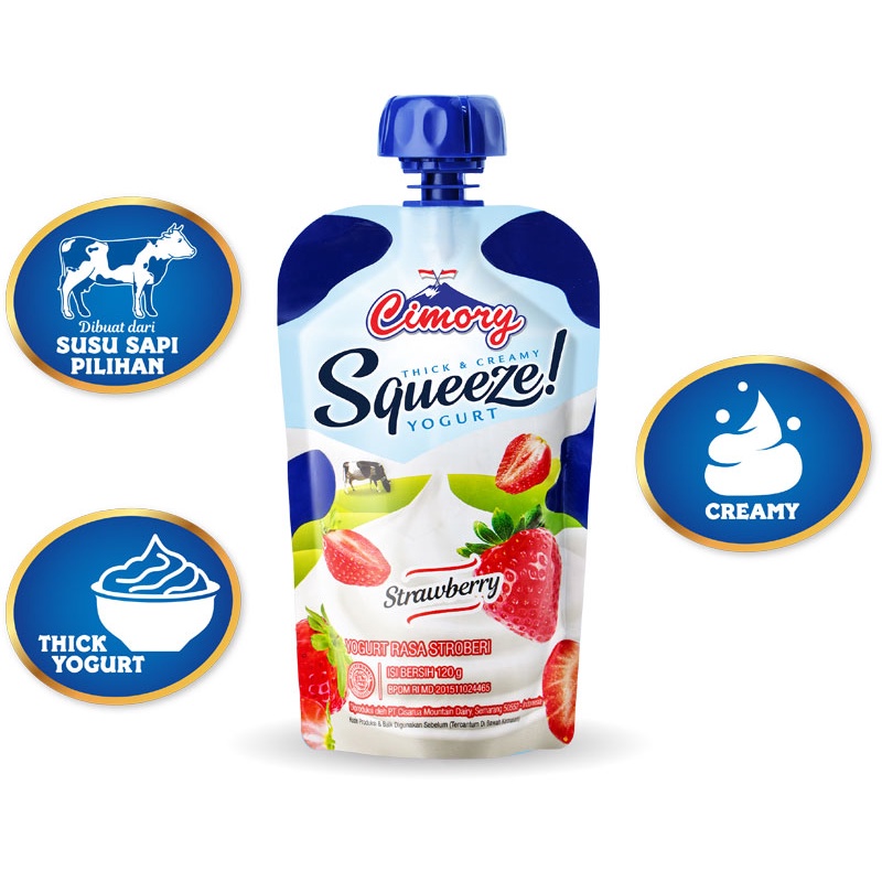 

Cimory Yogurt Squeeze (Strawberry) 120g