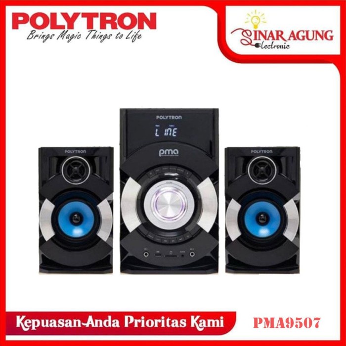 Polytron Speaker Bluetooth Pma 9507 Pma9507 100% Ori