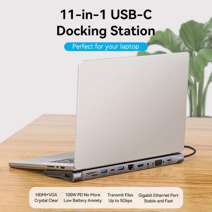 Vention Multiport 11in1 Docking Station usb Type C