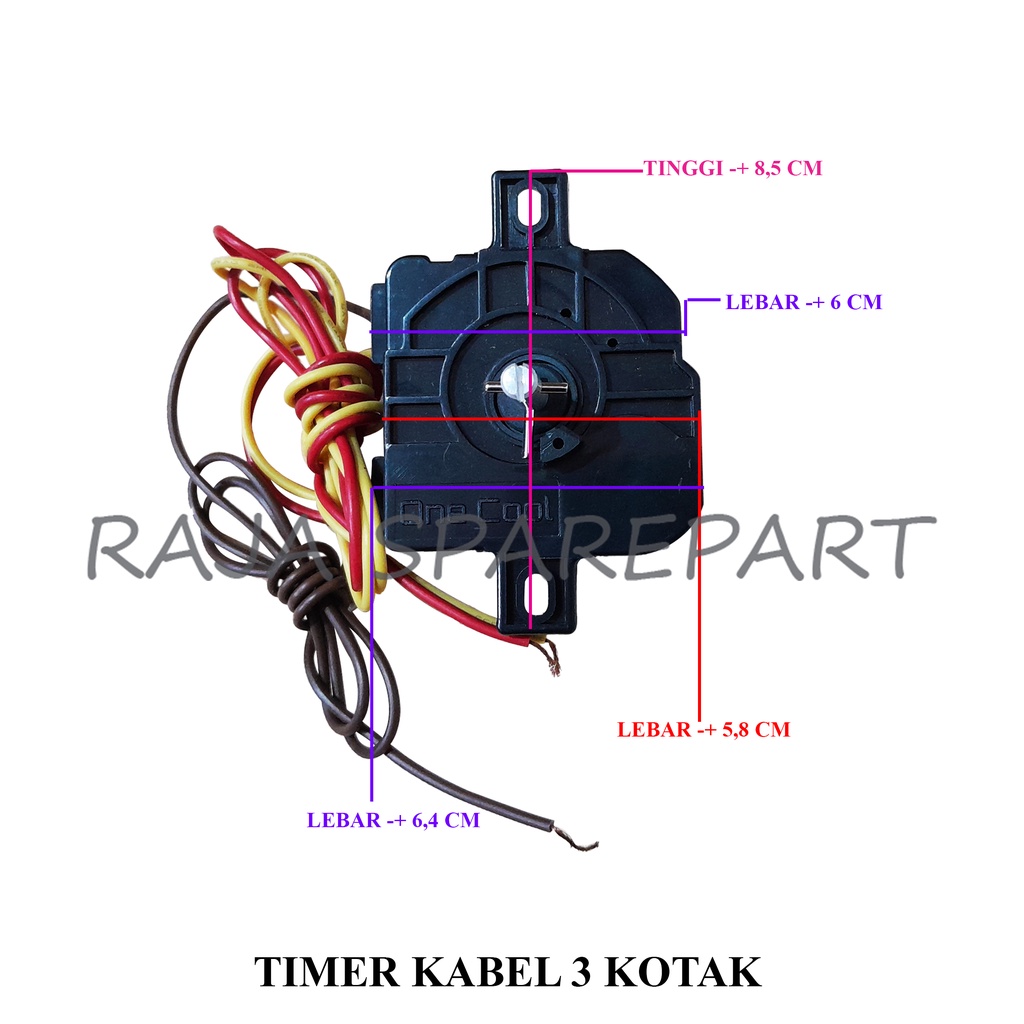 Timer Mesin Cuci 2 Tabung (KABEL 3)