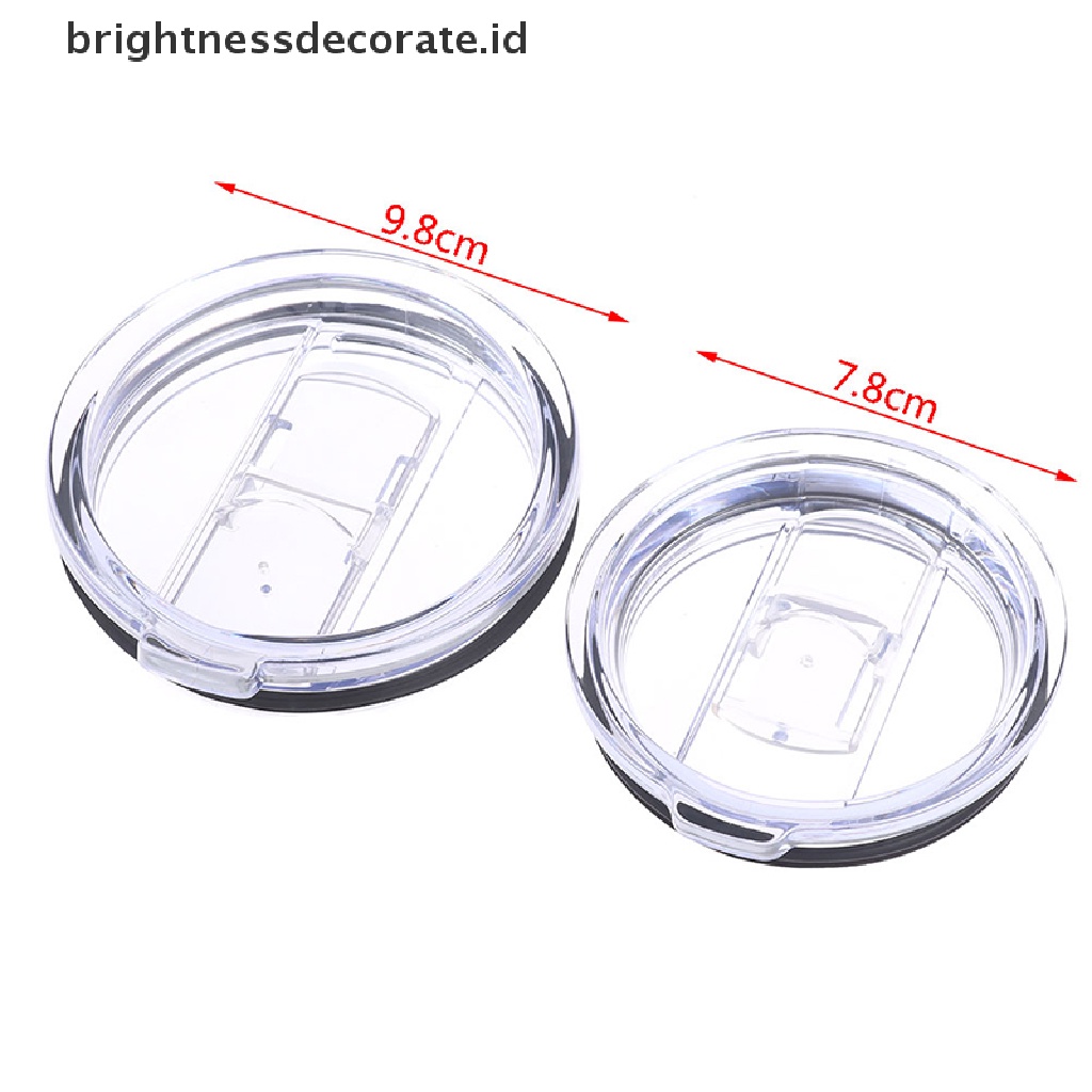 [Birth] Food Grade PP 20/30ounce Splash Spill Proof Clear Mug Cangkir Tutup Untuk Tumbler Cup [ID]