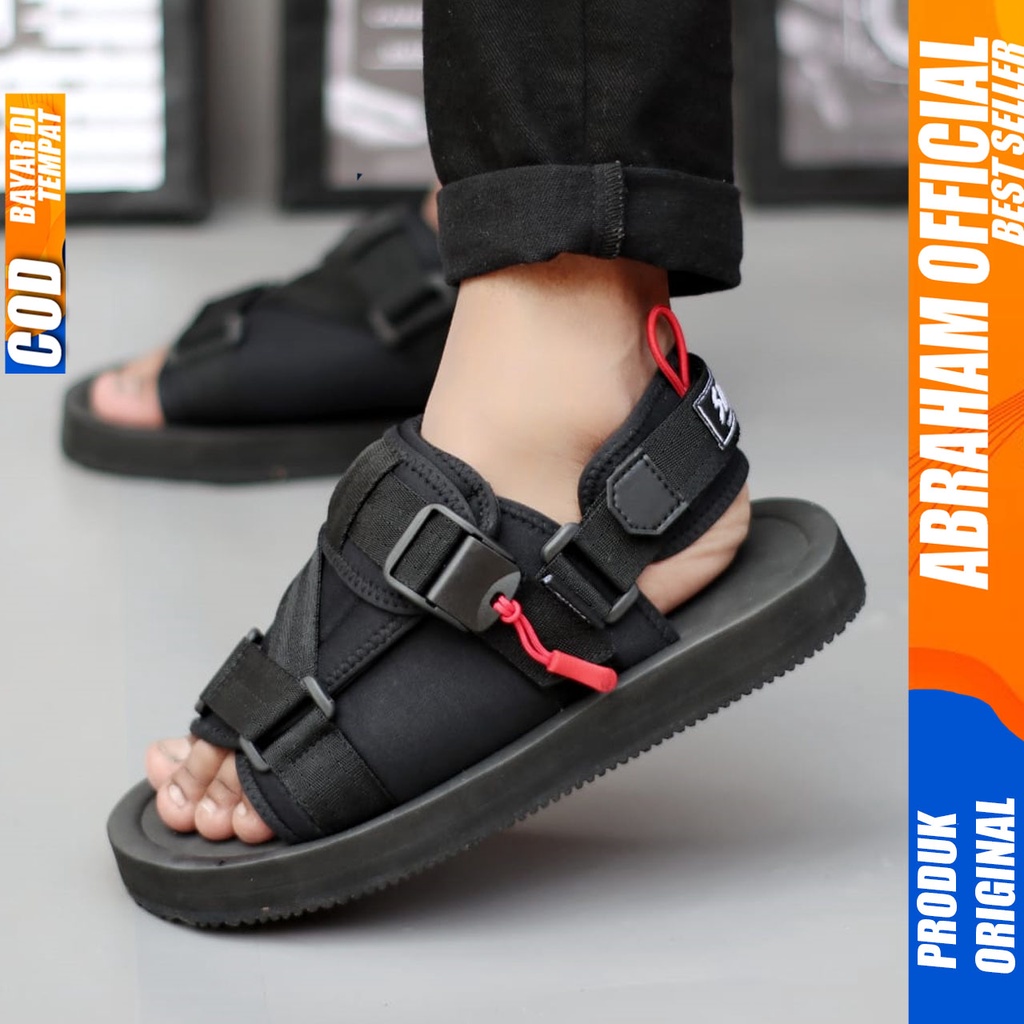 Sandal Gunung Pria Traveling Outdoor Original Distro Abraham Belingham