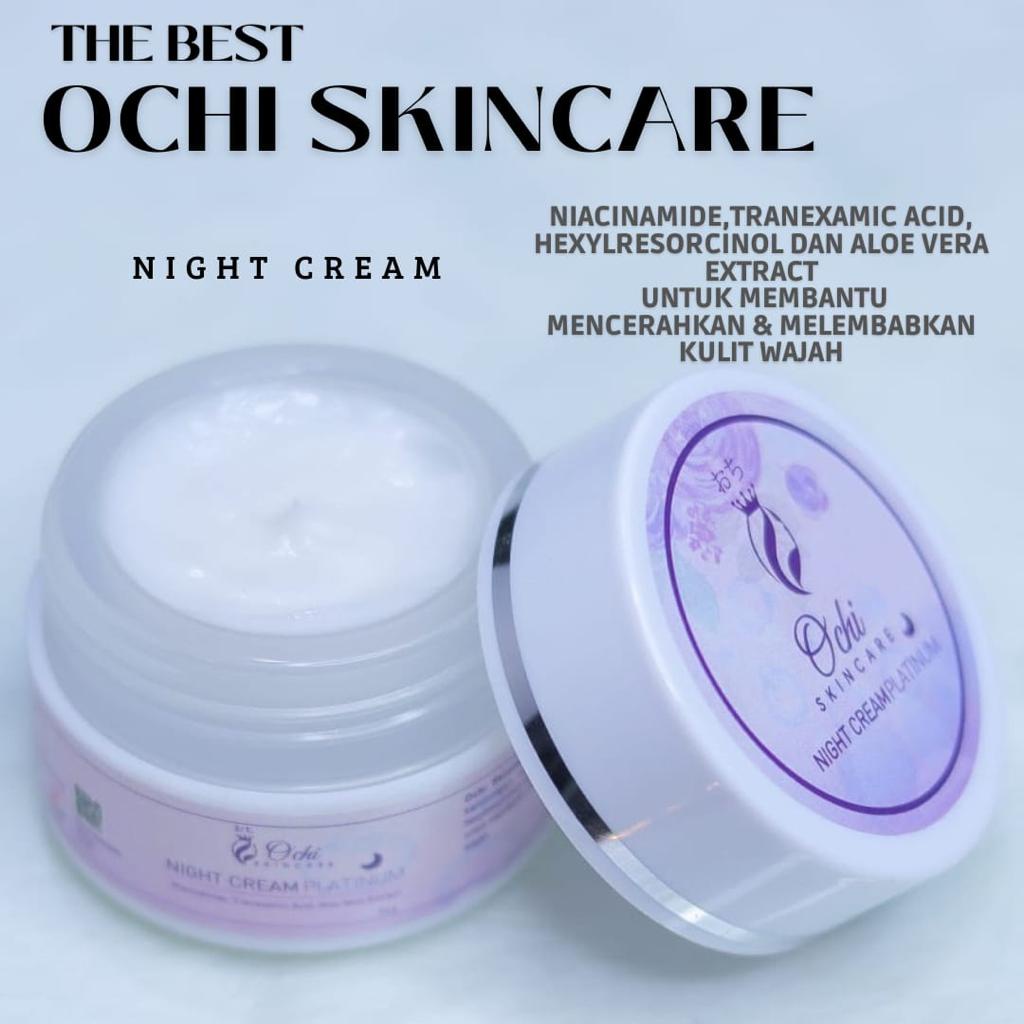 OCHI skincare PLATINUM original paket perawatan premium bpom pemutih wajah aman/SKINCARE WANITA AMAN BPOM