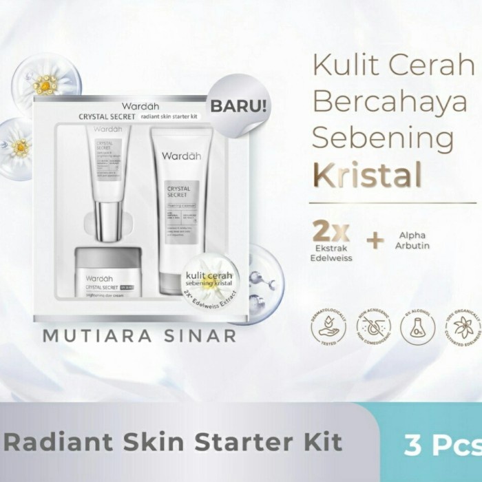 Wardah Crystal Secret Radiant Skin Starter Kit | Travel Size