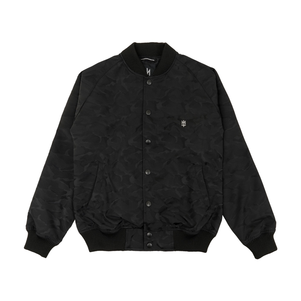 MATERNAL DISASTER SHUGAT BLACK CAMO BOMBER