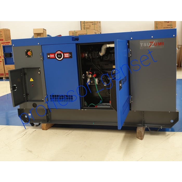 Genset silent diesel TDG 15 kva Tsuzumi japan 12000 watt Watercooled