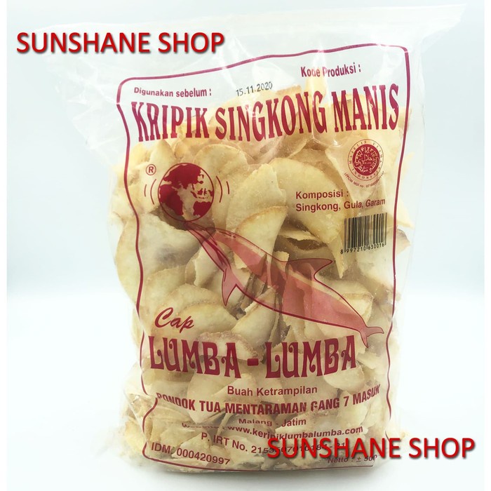 

KERIPIK- GROSIR KERIPIK KRIPIK SINGKONG CAP LUMBA MALANG 500 GR 500GR -KERIPIK