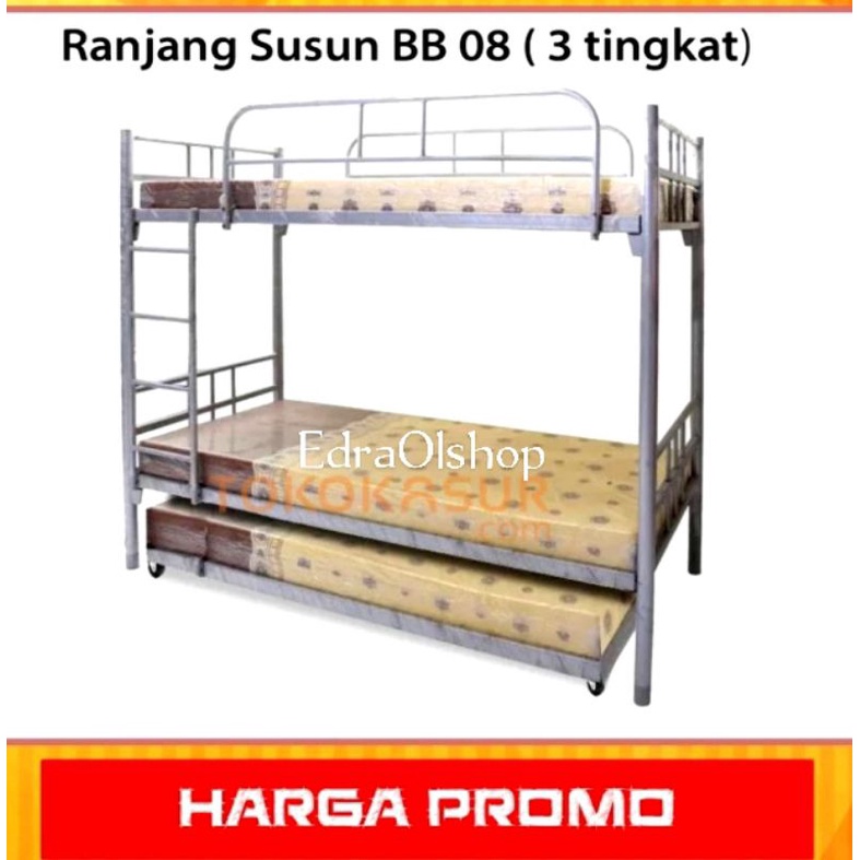 Promo Gratis Bantal/Guling Ranjang Tidur Besi Murah Kuat Bagus Minimalis