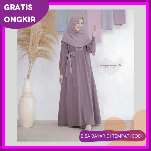 Baju Gamis Gamis Lebaran Wanita Perempuan Narenda Maxy Dress Mewah Gsmis Baju Muslimah Jumbo Premium