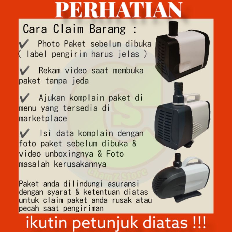 power head pompa celup pompa kolam koi mesin air celup low watt submersible / pompa hidroponik / mesin air terjun celup /pompa kolam koi / pompa celup kolam / pompa kolam / air pump kolam / pompa