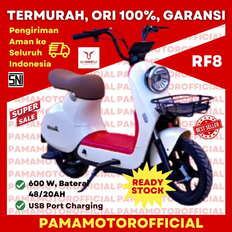 Jual Ready Sepeda Listrik Rf Redfish Uwinfly Penerus Rf Rf Rf Shopee Indonesia