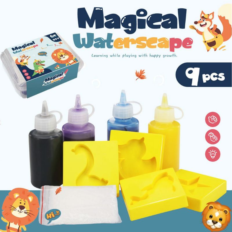 MAGICAL WATERSCAPE MIKA 9PCS/ BOX 16PCS