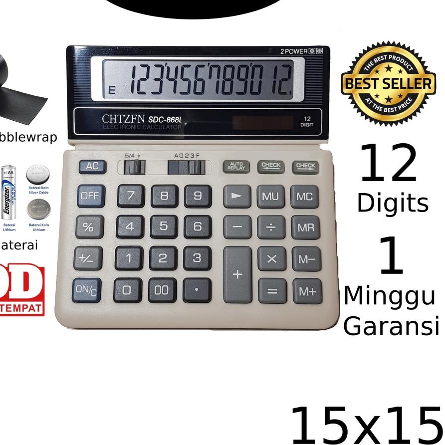 

12.12 sale Kalkulator Check 868L 12 Digit - Kakulator Dagang / Kalkulator check / Calculator 12 Digit 868L serbuuu !
