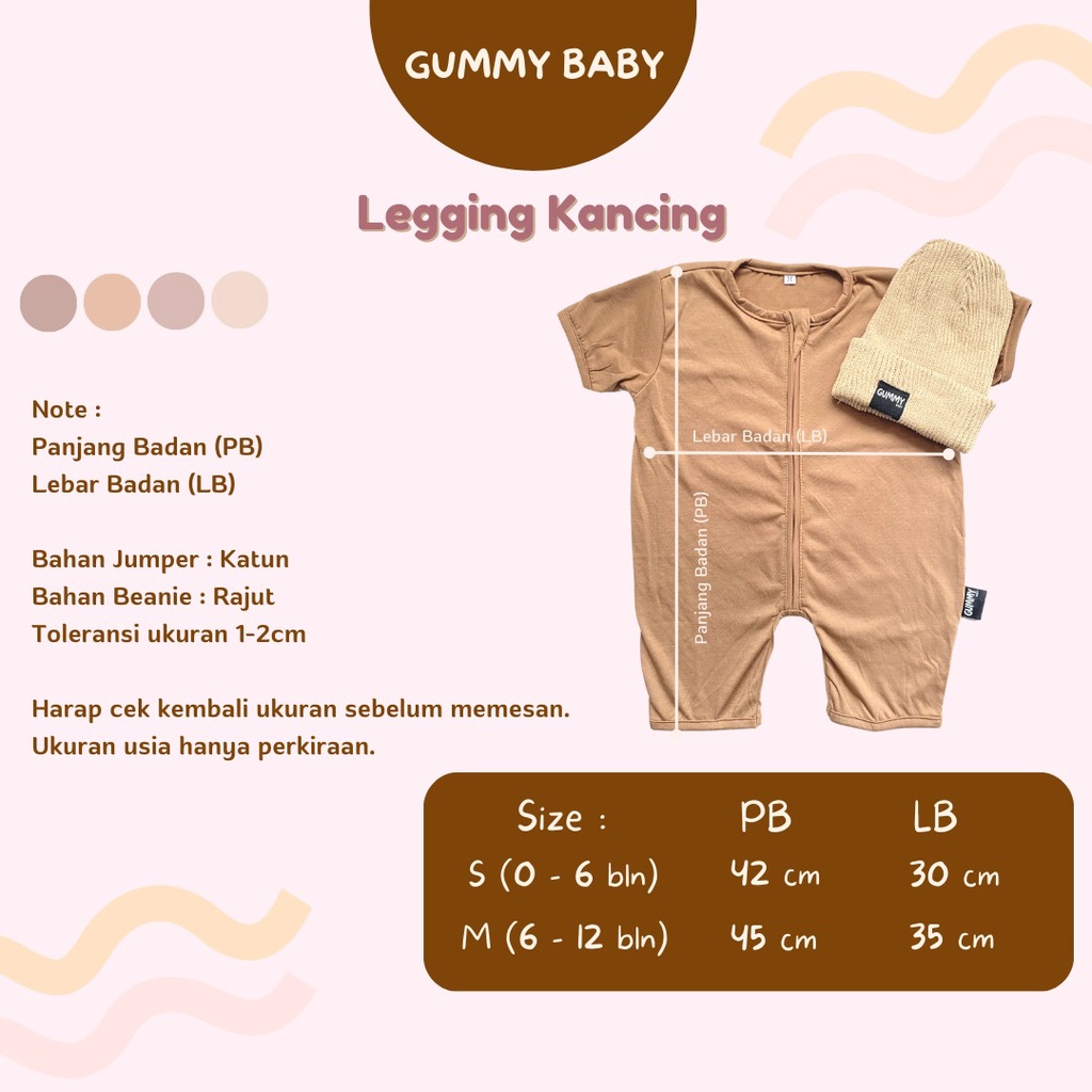 Fairy Baby JB Series Set Jumper Dan Beanie Bayi