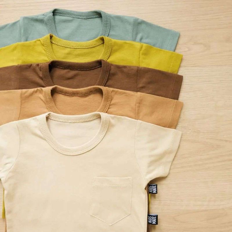 BAJU POLOS ANAK USIA 1 SAMPAI 7TH DARI KIDS MATE