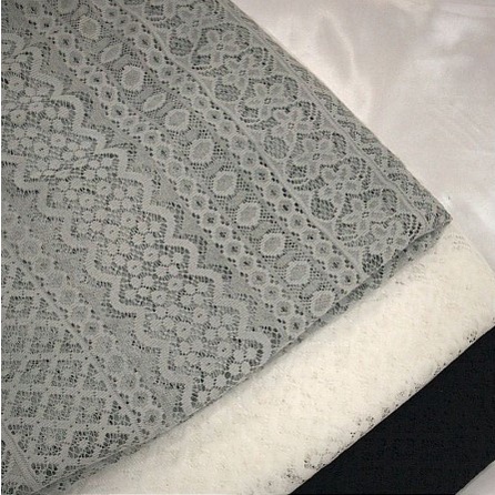 Kain Brokat Brukat Salur Kebaya Malika Untuk Hiasan Dekorasi Outer Aplikasi Baju Lebar 1,5 meter