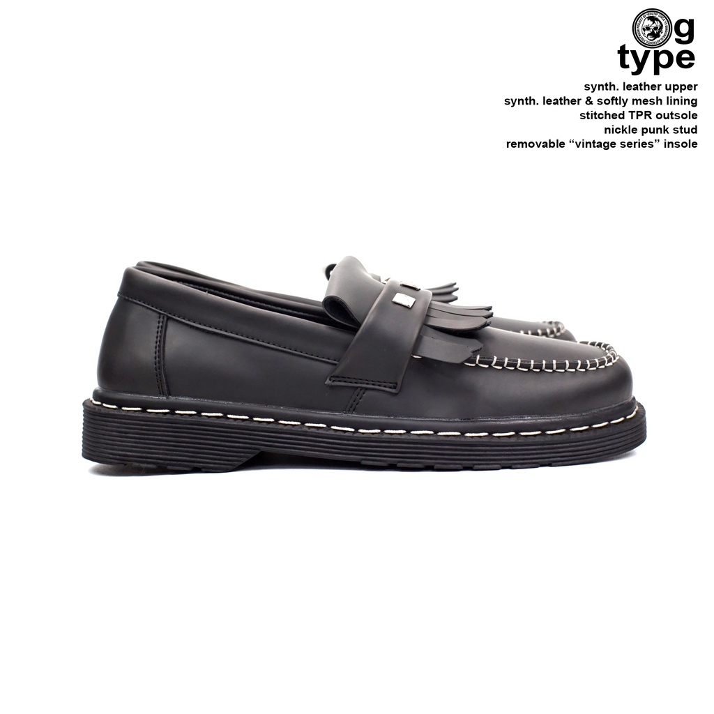 stud vintage black - loafer xouth