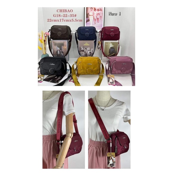 Tas Selempang Chibao G18-22 Bahan Kanvas. Tas Selempang wanita Tas Wanita Tas Chibao Kanvas Chibao Slempang BEST SELLER TERBARU BISA BAYAR DITEMPAT.!!!!