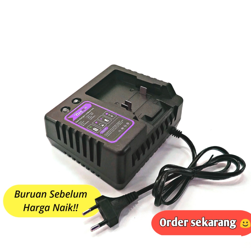 Charger Cas Bor duduk Gerinda Circular saw gergaji 18v 20v 21v volt Cordless bisa buat Nagawa mailtank ryu jld tool xenon nrt pro sunc tool benz kamolee carger