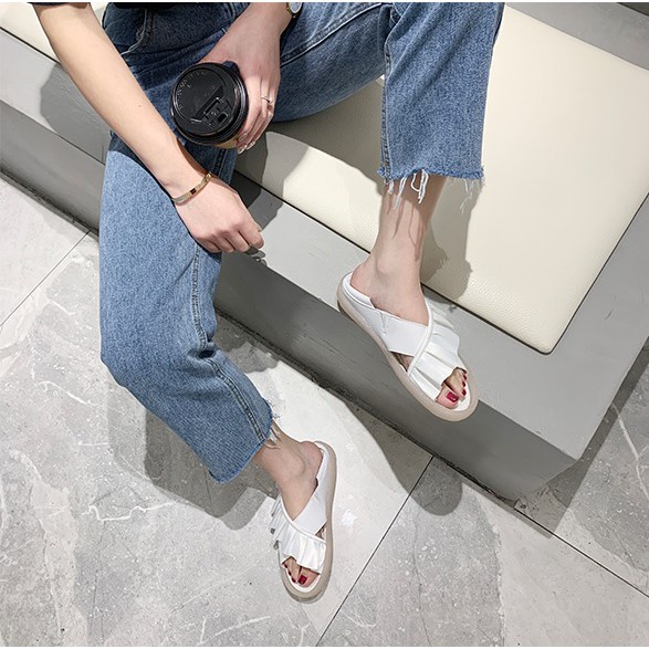 [COD] 8559 X Tassel Sandals