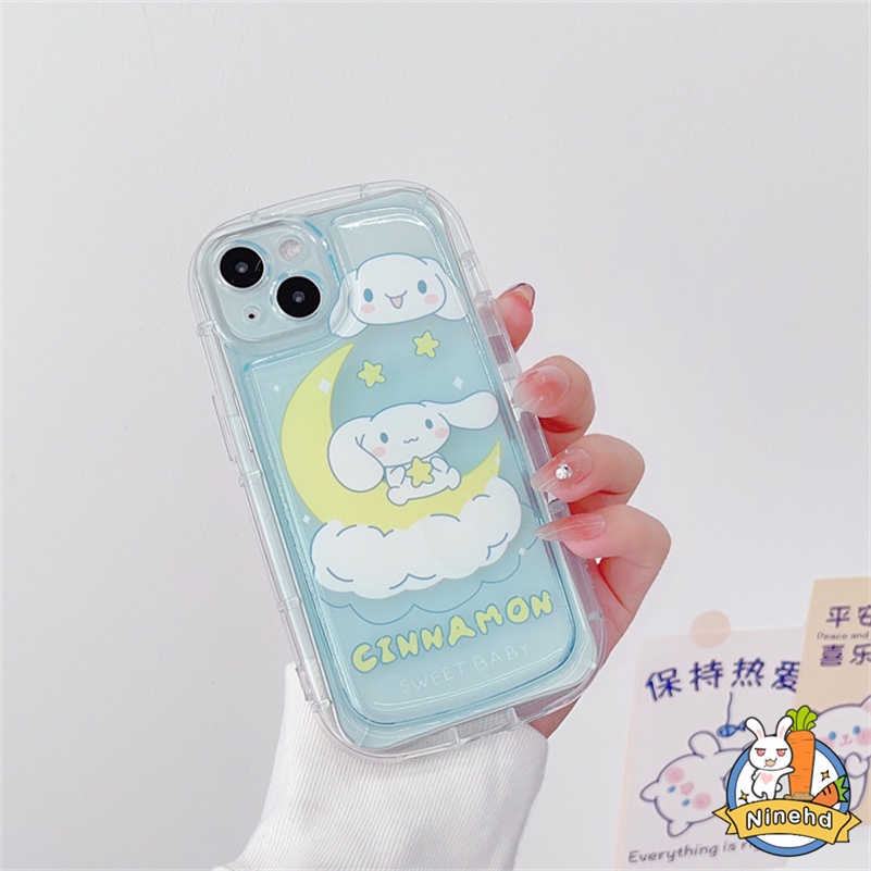 Soft Case Silikon Motif Kartun Kelinci Untuk iPhone 14 13 12 11 Pro Max X Xr Xs Max 8 7 6 6s Plus SE 2020