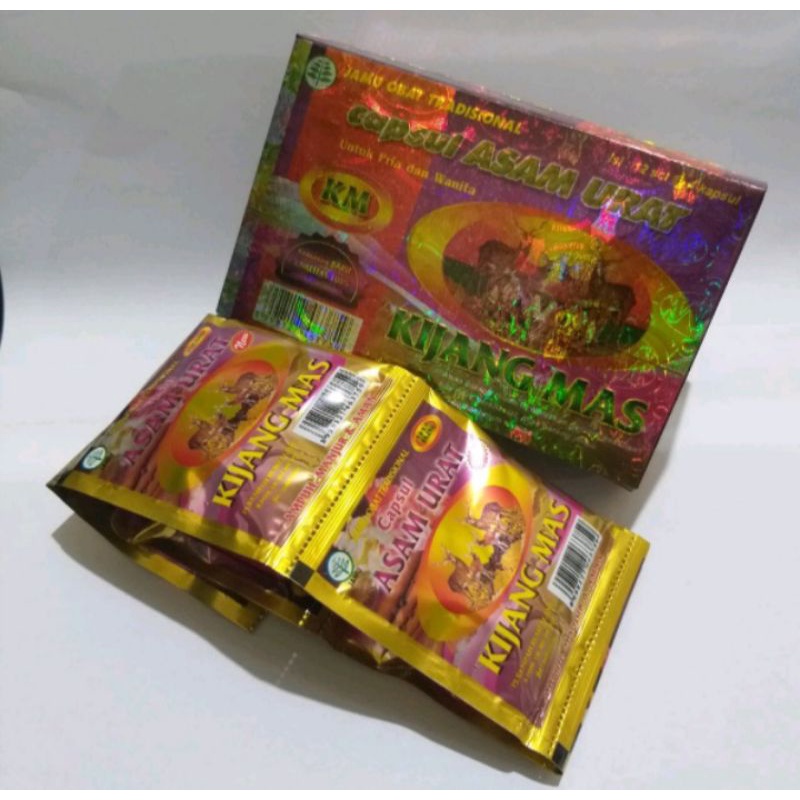 KIJANG MAS //Kapsul Ampuh Asam Urat Pegalinu ASLI-ORIGINAL 100%