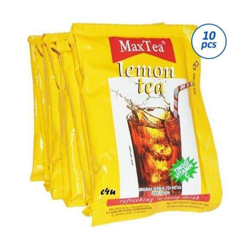 

MAX TEA LEMON TEA 25 GRAM X 10 SACHETS