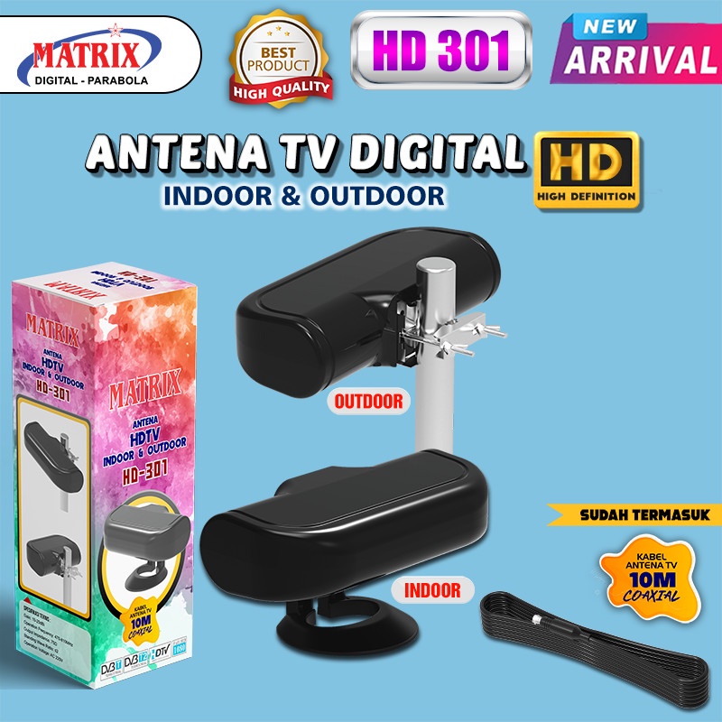 Antena TV Digital HD-301 & HD-302 Matrix -