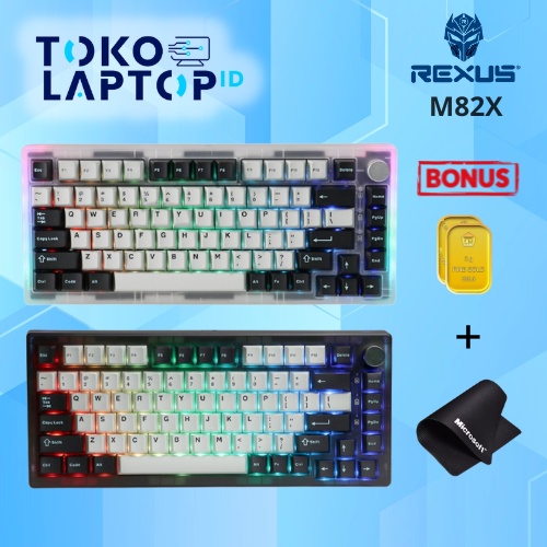 Rexus Daxa M82x / M82 x Wireless 3in1 Connection Gaming Keyboard