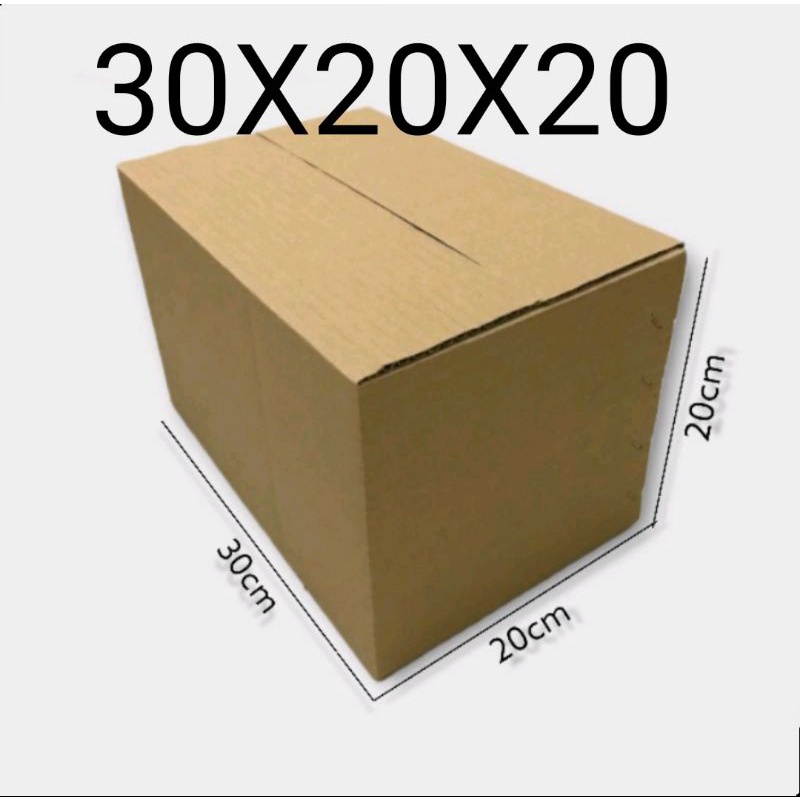 

kardus packing 30x20x20 Polos single wall Baru Kemasan karton