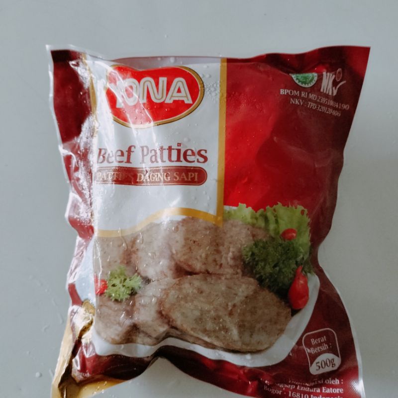 

Yona Patties Burger 500gr