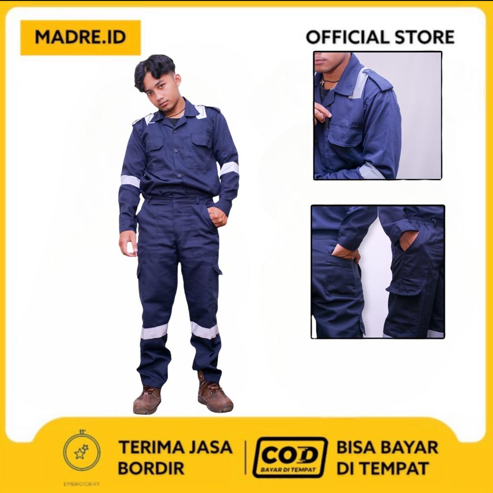 Wearpack Safety / Baju Kerja / Seragam Kerja / Coverall Proyek