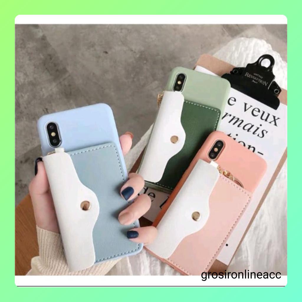 Casing Model dompet tas FH72 WM for Samsung J2 J3 J4 J4+ J5 J6 J6+ J7 Note 10 10+ 20 Ultra Lite S10 S20 S21 S22 FE 5G Prime Pro