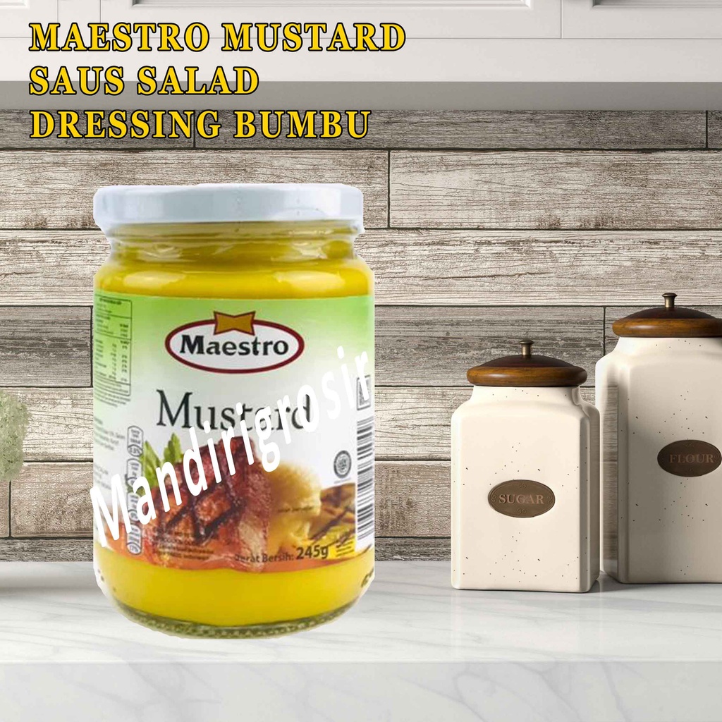 Saus Salad* Maestro Mustard* Dressing Bumbu* 245g