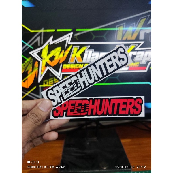 

SpeedHunters stiker print cutt