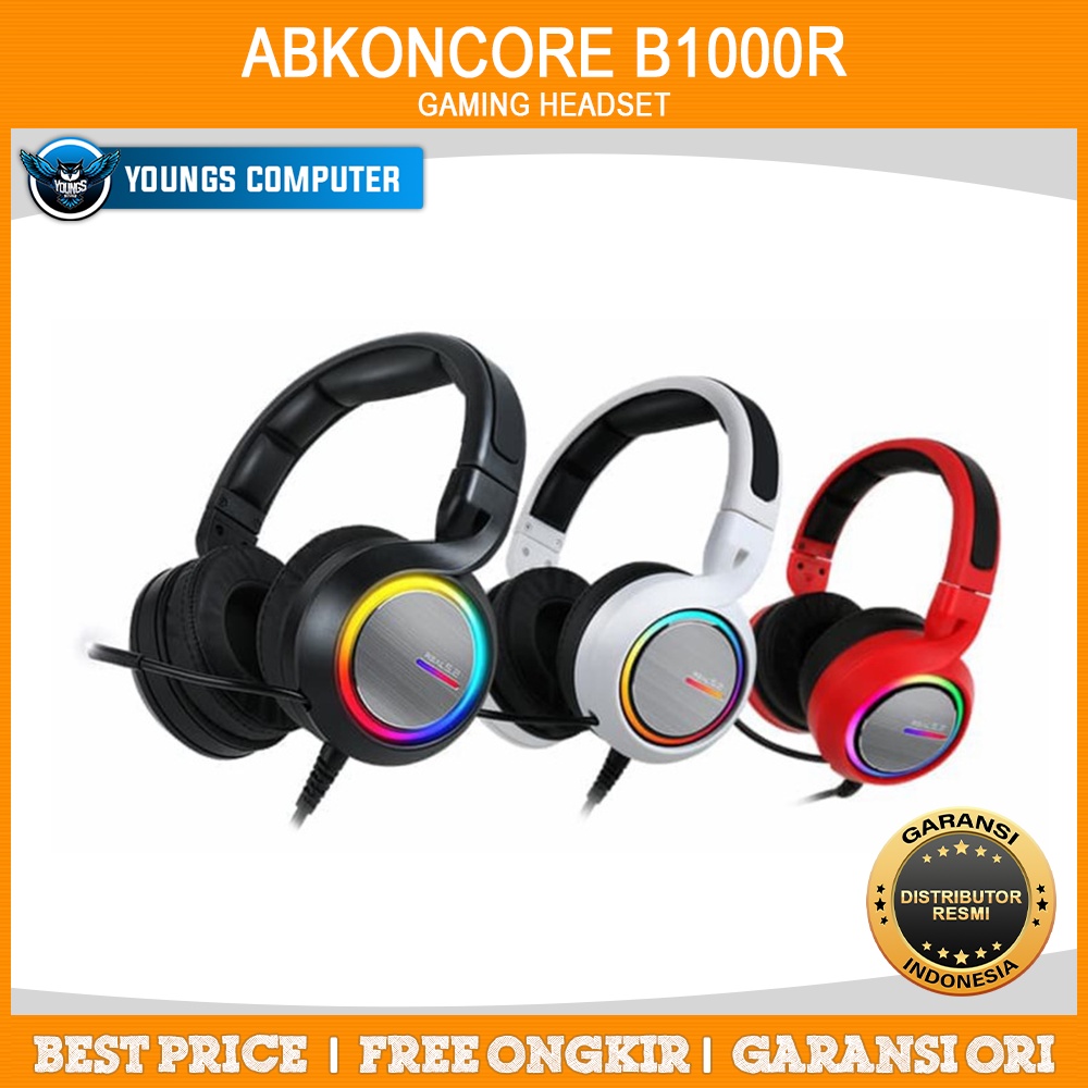 ABKONCORE GAMING HEADSET B1000R | REAL 5.2 | RGB | Vibration