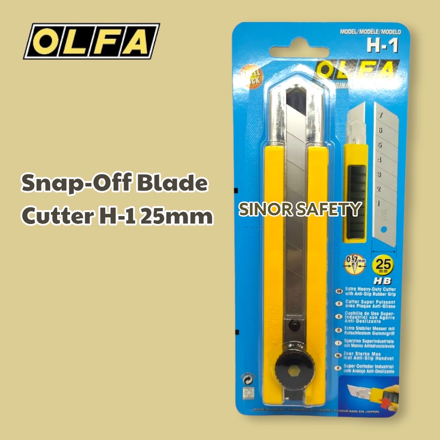 

Olfa Cutter H-1 Snap-Off Blade 25 mm
