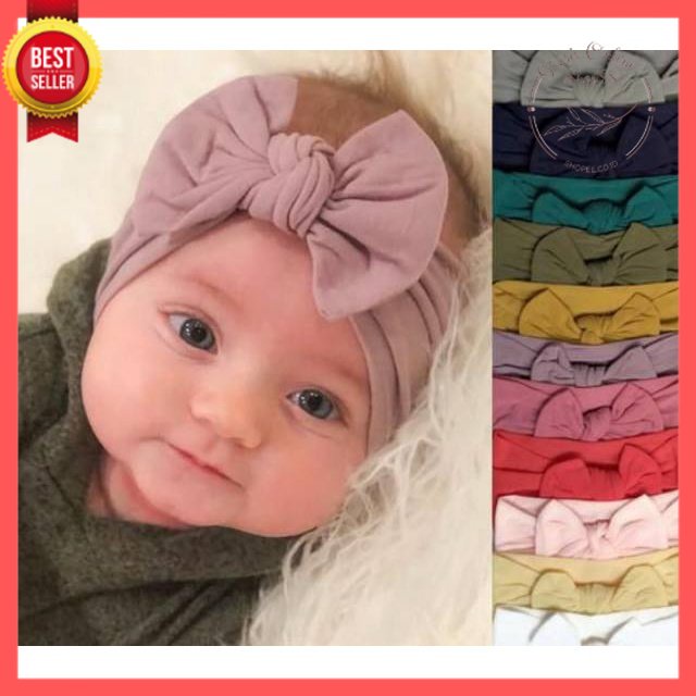 GOS -A408- Aksesoris Anak Bayi Perempuan Bandana Bando Model Pita