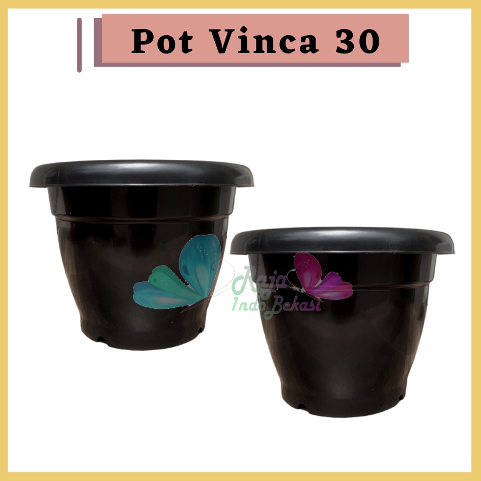 Pot Gentong VINCA 30 HITAM PUTIH COKLAT Pot Plastik Bunga Jumbo Besar Tebal Murah Tanaman Bkn Pot Tawon 30 Pot Tulip 45 20 30 Galaxy 25 40-Pot Bunga Putih 30 Strawberry | Pot Tanaman Plastik Besar