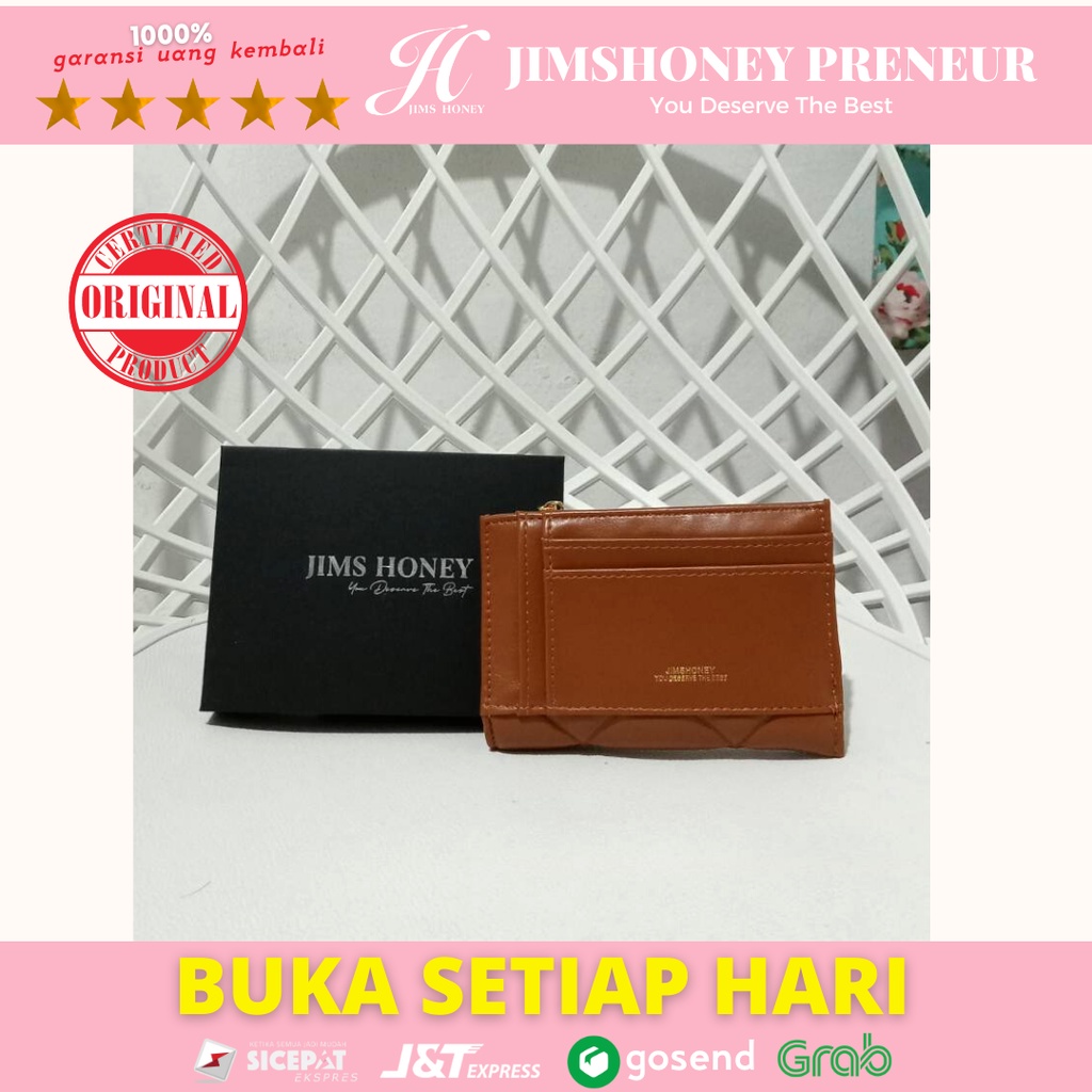 VELVET Wallet Jims Honey Dompet Kecil Kartu Wanita Free Box Exclusive