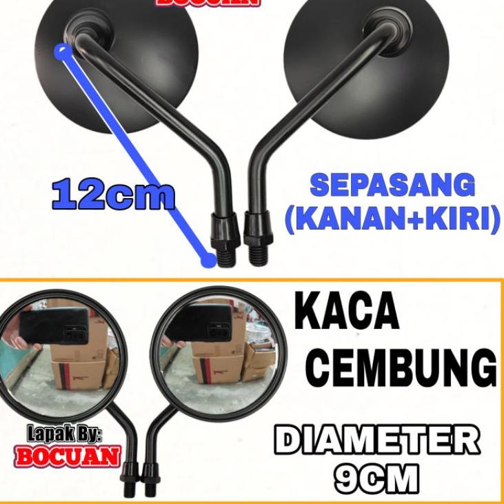 Depan1 Spion RETRO BULAT CLASSIC scoopy fino xsr155 thunder 125 tiger megapro fazzio genio w175 mio 