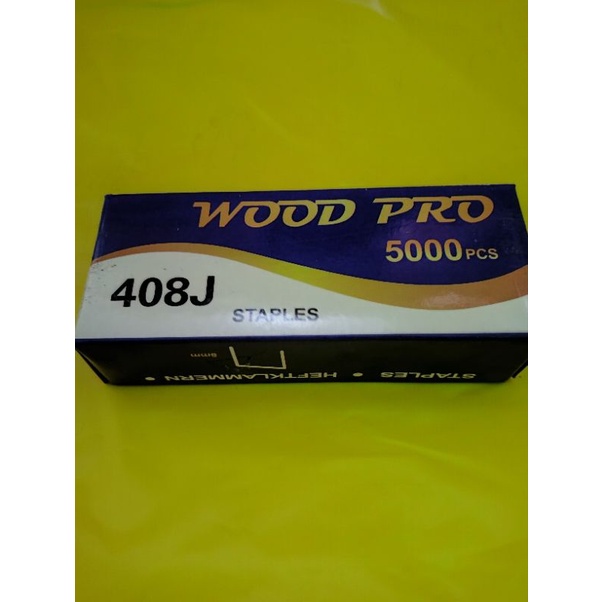 

Staples 408j Wood pro blue / paku tembak angin 408j Wood pro blue / airnails Wood pro 408 j