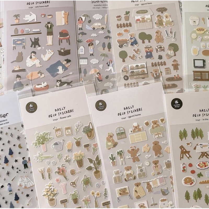 

Suatelier - Daily Deco Stickers #3