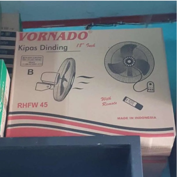 Kipas Angin Remot Vornado 18 Inch Dinding Kipas Angin Besi Tornado Angin Kencang