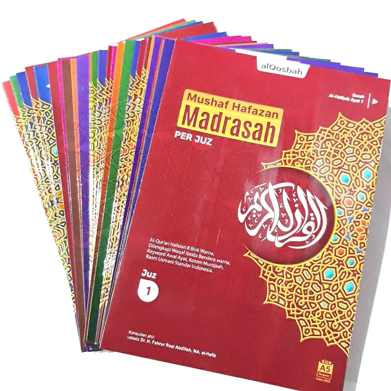 Mushaf Hafazan Madrasah Per Juz • Mushaf Hafalan Hafazan A5 • Mushaf Per Juz • Al Quran Hafazan Per 