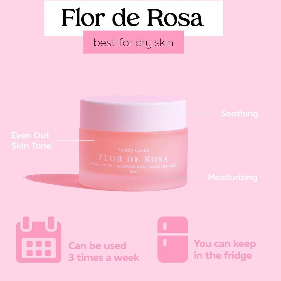 TEDDY CLUBS FLOR DE ROSA 50 GRAM