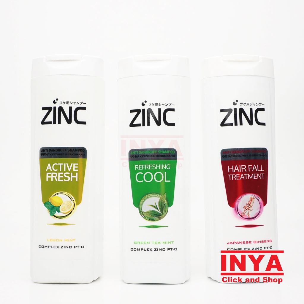 ZINC REFRESHING COOL ANTI DANDRUFF SHAMPOO 170ml - Sampo Anti Ketombe