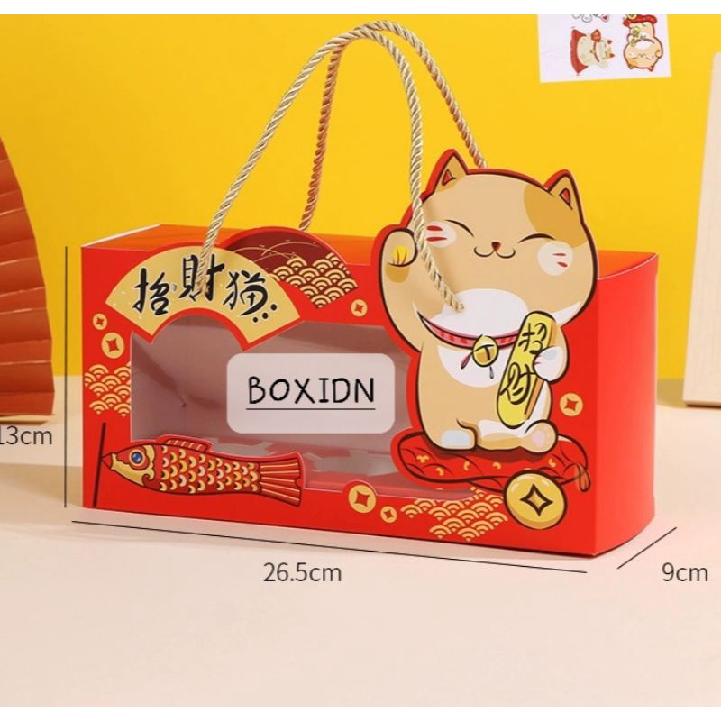 

CNY Box Imlek 3 Jar 600ml Box Imlek Cookies Box Imlek Cupcake Sincia