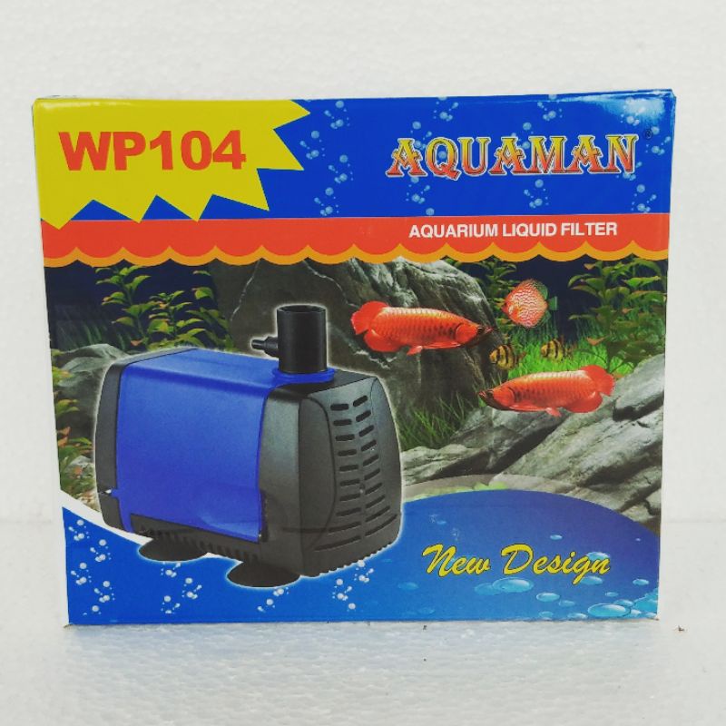 mesin pompa filter celup aquarium AQUAMAN WP 104 submersible pump kolam waterpump akuarium ph water pump