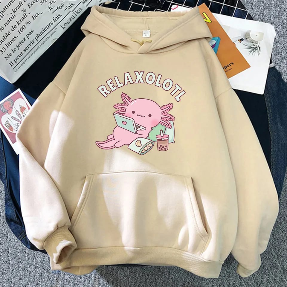 RELAX_OLOTL CUTE BOBA SWEATER HOODIE (V1)